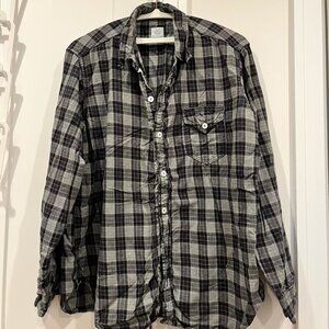 Post O'Alls Light 3 cotton viyella plaid Men's shirt